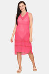 Amante Polyamide Spandex Swim Cover Up - Fandango Pink — thumbnail 4